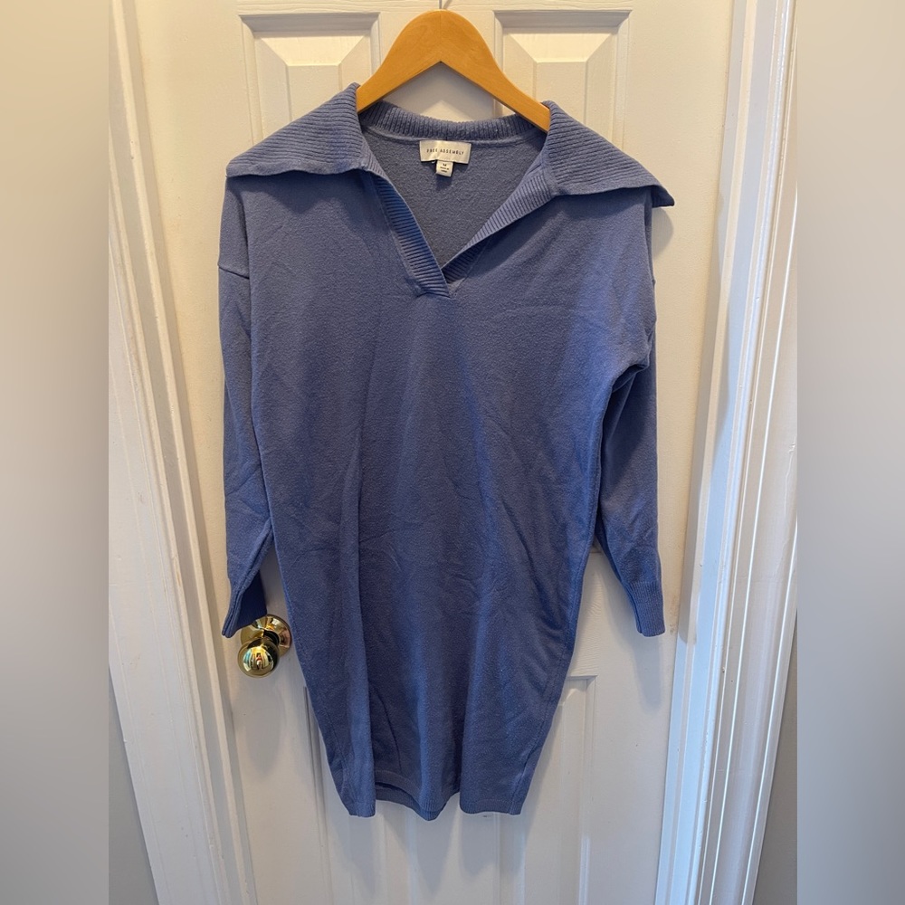 Collared Sweater Dress